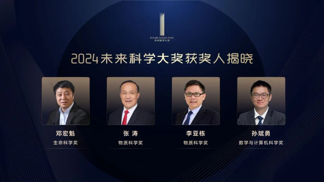 2024 未来科学大奖获奖人揭晓｜Z News
